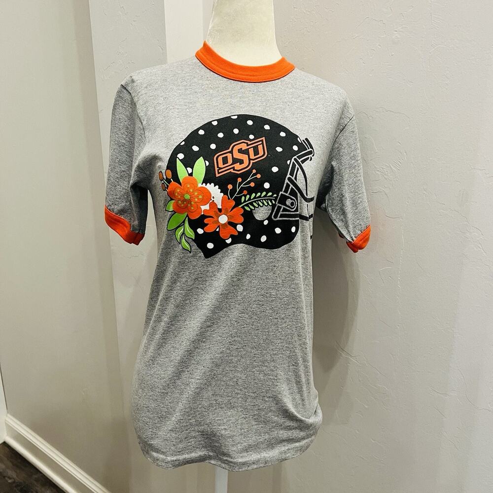 OSU Oklahoma State Cowboys Football Cotton Women’s T-shirt Size Small